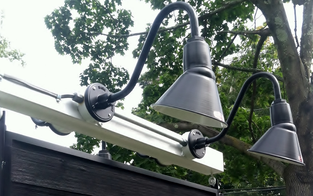 angle shade sign lighting american made