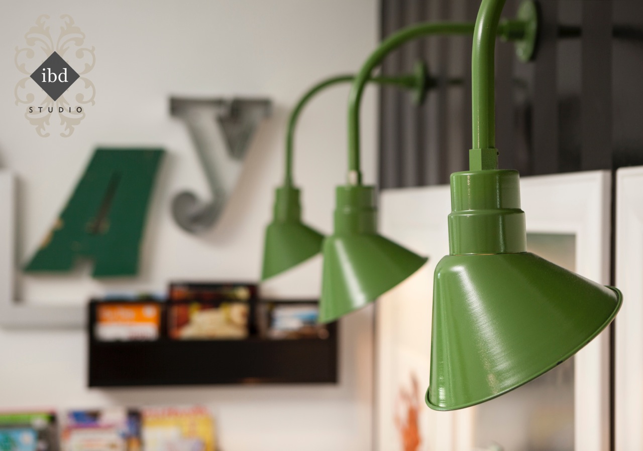 angle shade gooseneck sign lighting