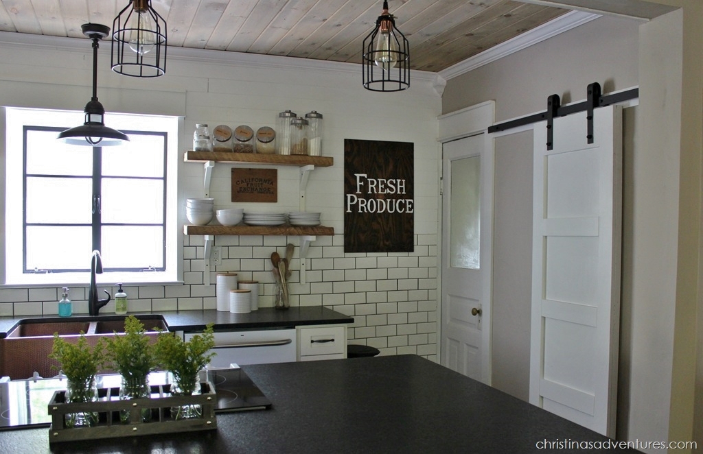 industrial farmhouse kitchen island lighting