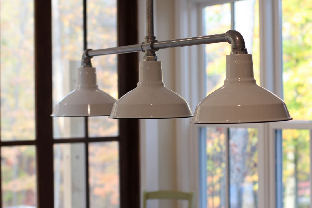 barn light chandelier