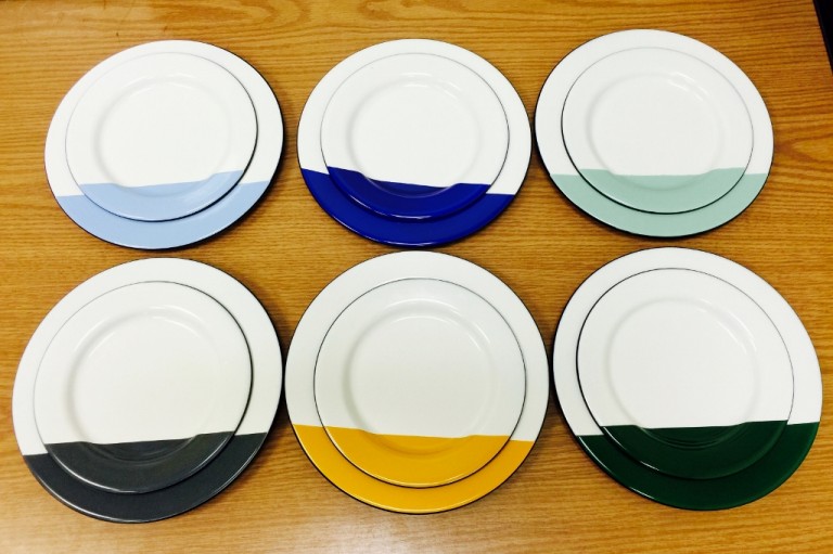 Enamel dinnerware clearance