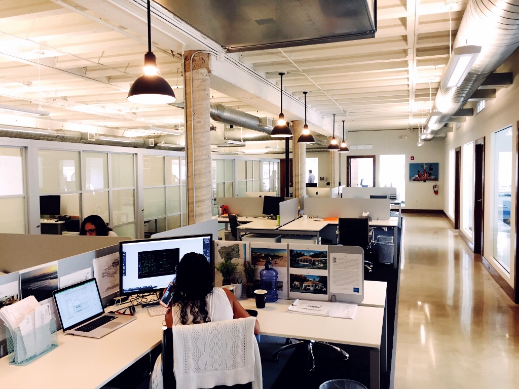 pendant light in office