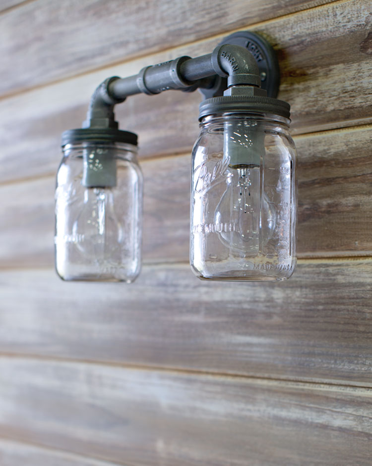jar sconce