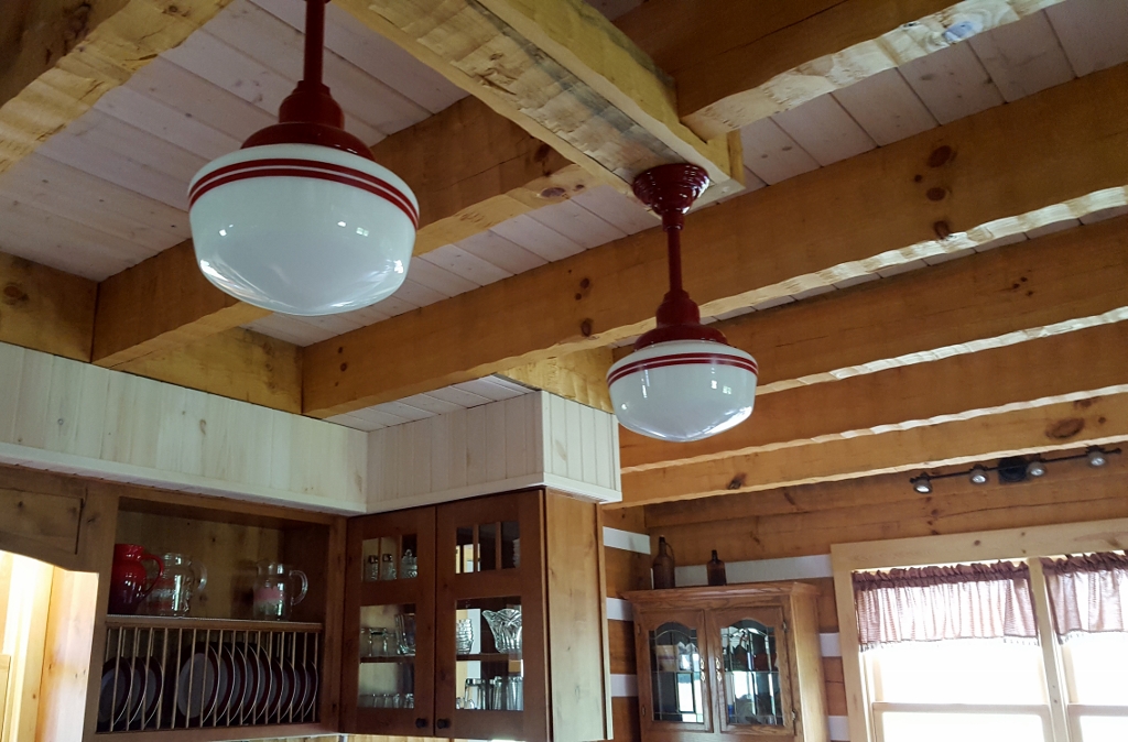 schoolhouse stem mount pendant