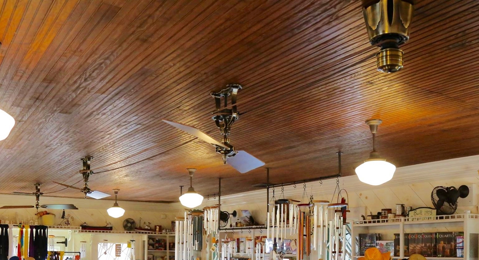 Vintage Ceiling Fan for Lakeside Historic Building Inspiration