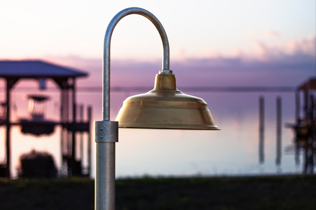 brass outdoor lighting american made