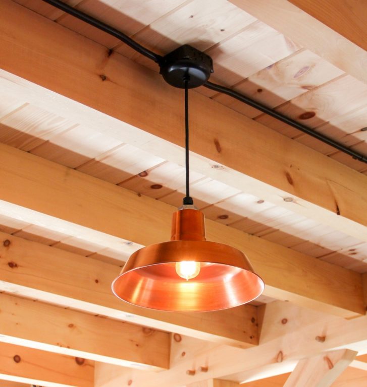 copper pendant lighting