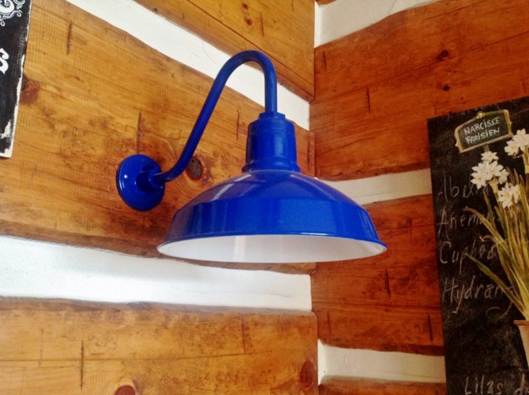 blue barn lights