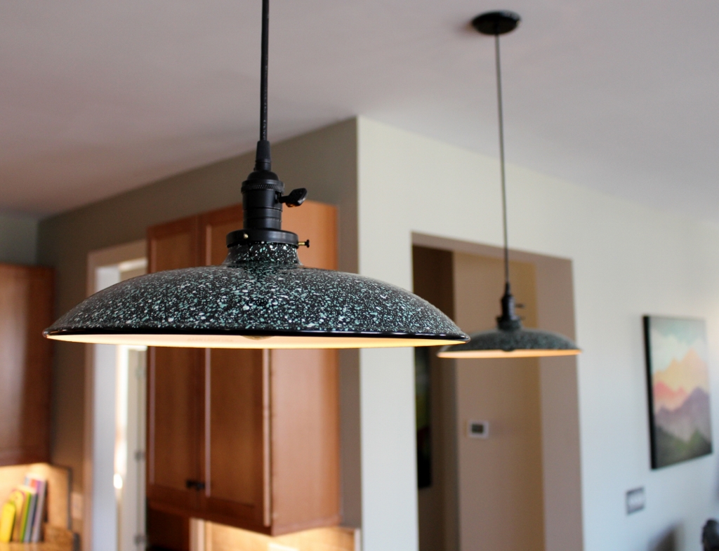 porcelain enamel kitchen lighting