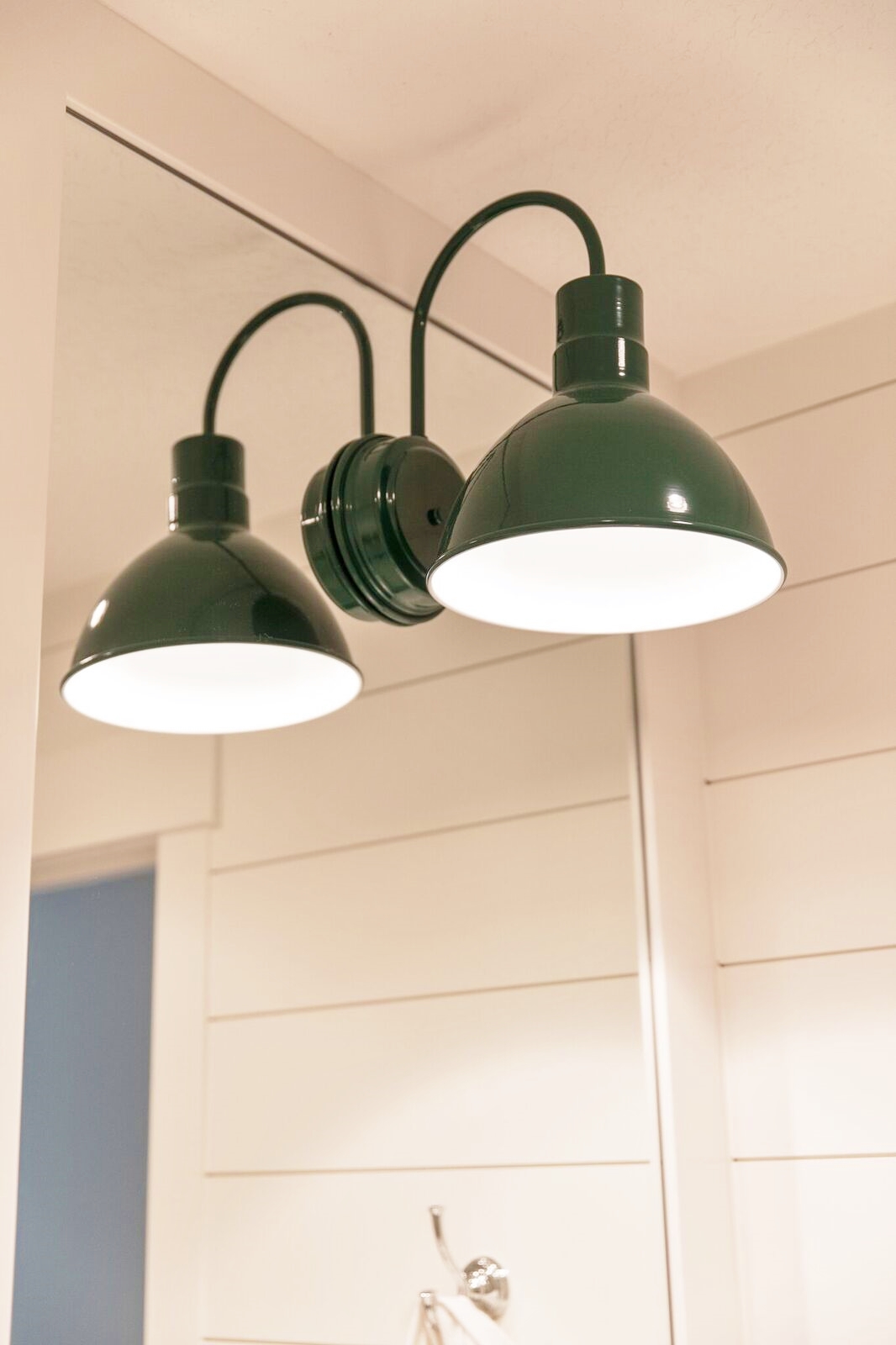 green barn light fixtures