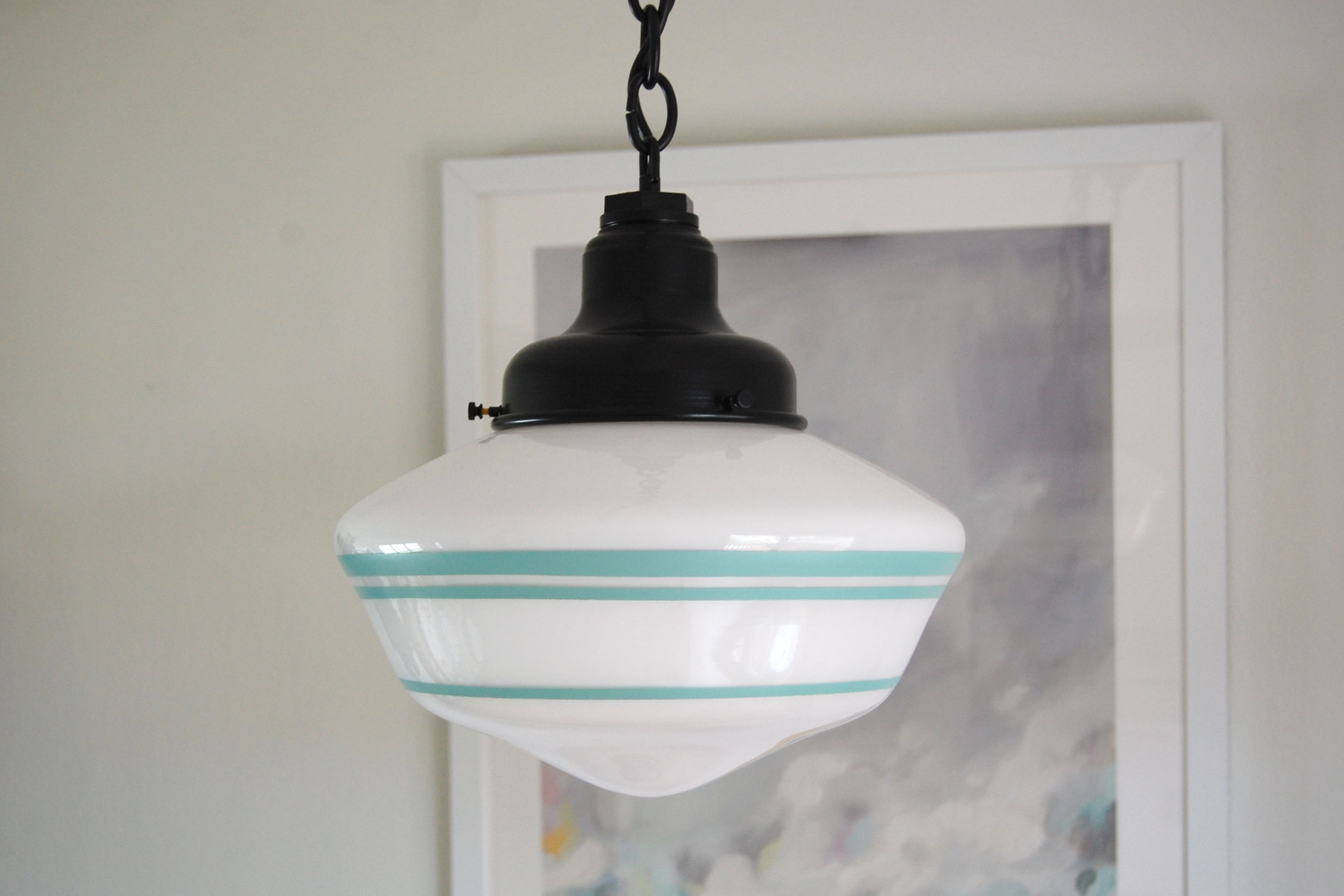 Bomber Chain Hung Pendant Light