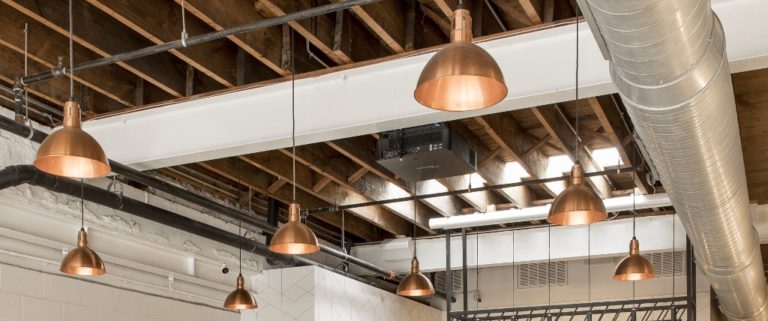 copper lighting