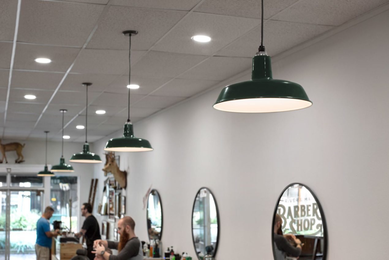 Barber shop ceiling deals lights