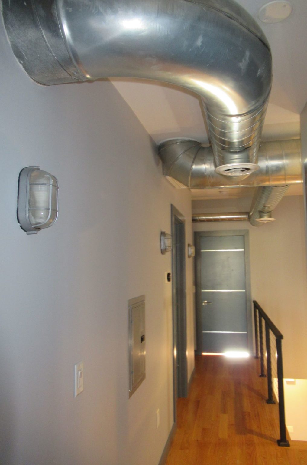 Industrial Lighting, Galvanized Ductwork Highlights NJ Reno