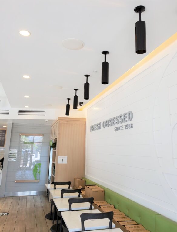 Venice Cylinder Pendant small 4in 100 Black SND 6instem