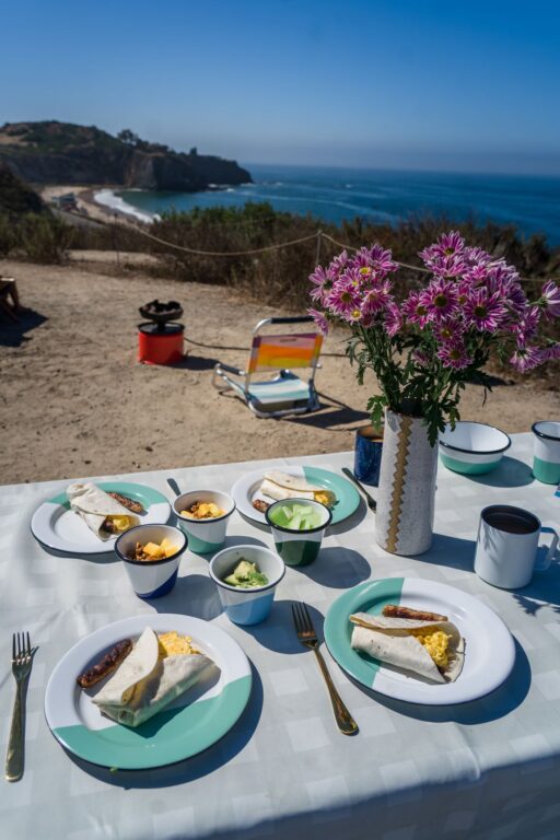 Round Enamelware Platter