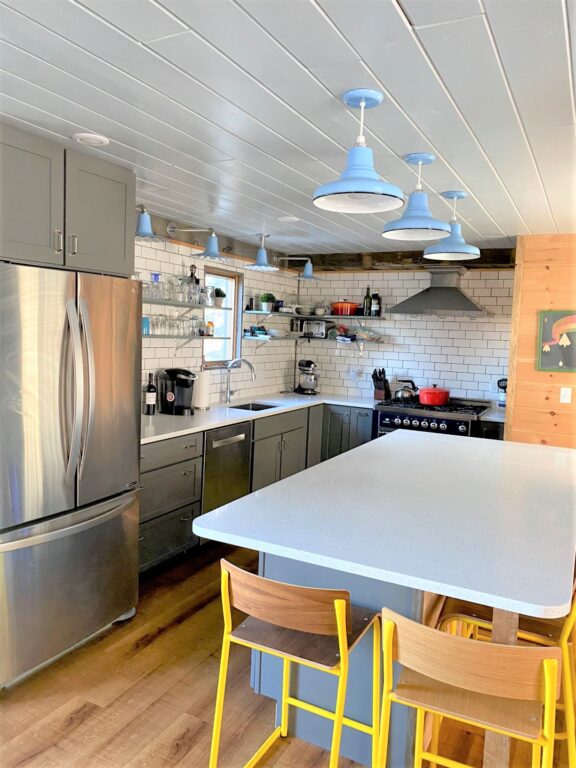 Union Pendant Light 12in 765 DelphiteBlue SWH2