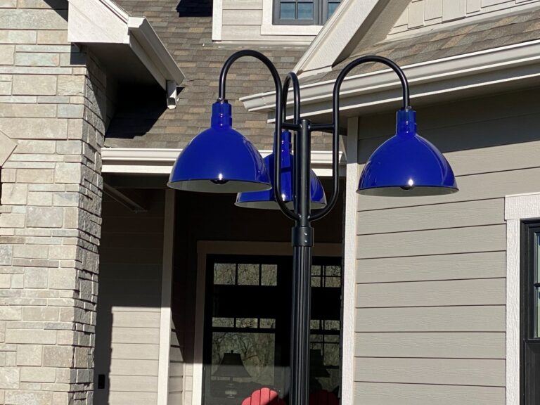 outdoor lighting post mount lighting