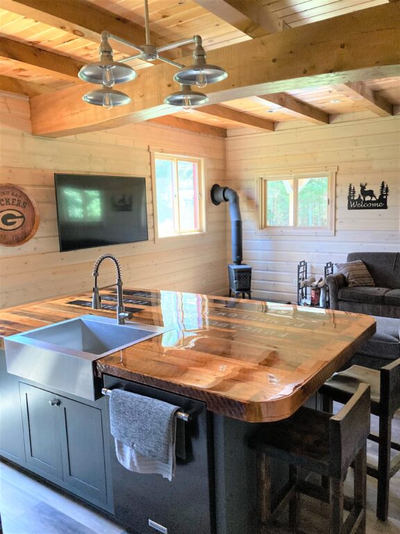 Marathon SoHo Chandelier 975 Galvanized 12instem11