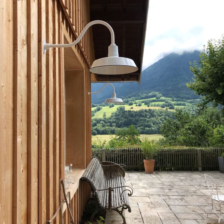 Original Gooseneck Light 16in 250 White G22arm4