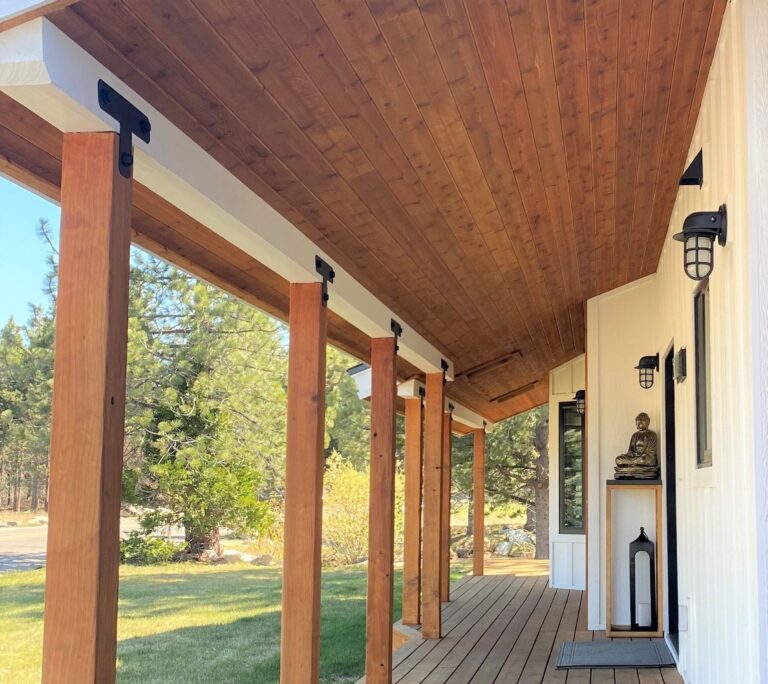 residential exterior light porch Streamline LED Industrial Guard Sconce 105 Textured Black Flared CGG Frosted Glass Dusk to dawn 3