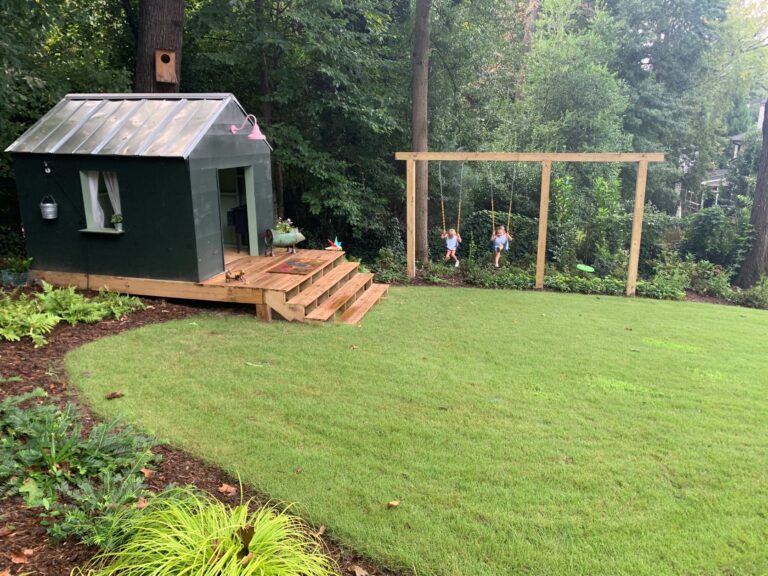 IMG 5737 residential exterior playhouse lighting union gooseneck light 10in 480 Blush Pink G26arm children