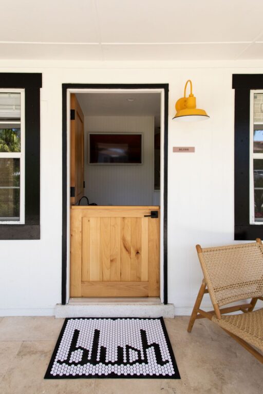 Joie Inn Interior Blush Room 7 commercial exterior hotel inn porch lighting Original Wall Sconce 12in 550 Yellow porcelain