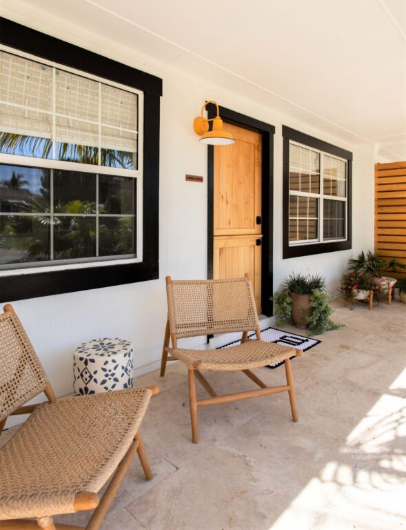 Joie Inn Interior Terra Cotta Room 5 commercial exterior hotel inn porch lighting Original Wall Sconce 12in 550 Yellow porcelain