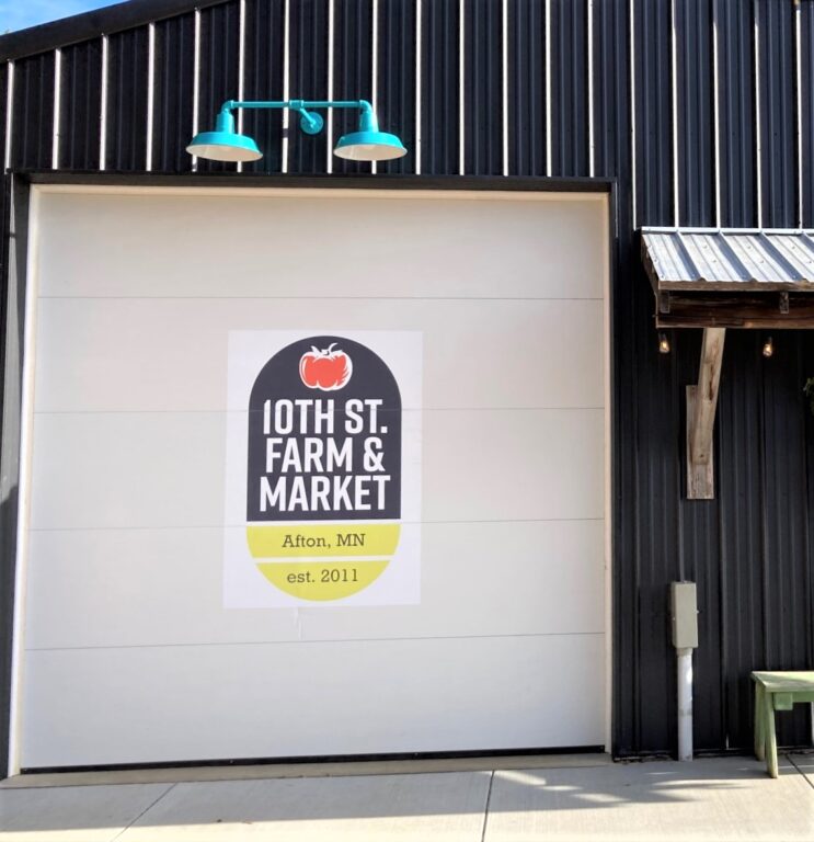 IMG 0005 commercial exterior lighting Original Dual Arm Sign Light 14in 390 Teal 12in arm