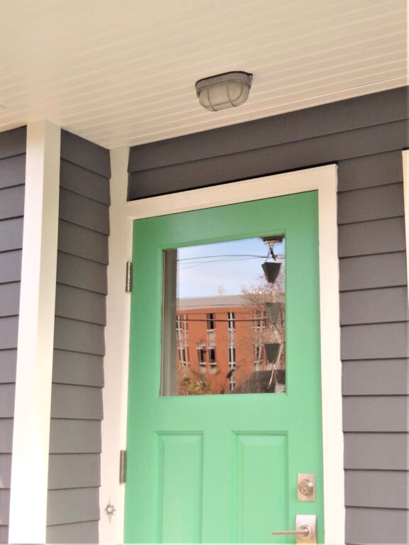 IMG 20211120 115941502 MP residential exterior lighting porch entryway Amidships Bulkhead wall mount light Small 975 Galvanized