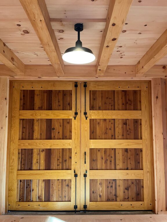 IMG 2607 residential interior lighting barn workshop Original Stem Pendant 16in 150 Black 6in stem 150 black