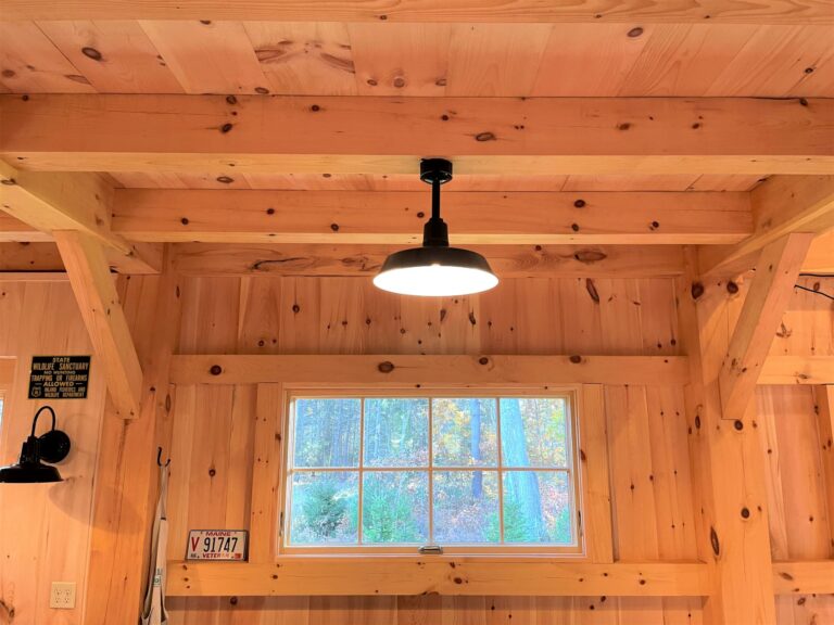 IMG 2608 residential interior lighting barn workshop Original Stem Pendant 16in 150 Black 6in stem 150 black