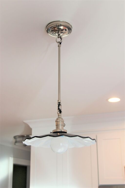 Wavy Pendant Lights Add Nautical Touch to Kitchen Reno