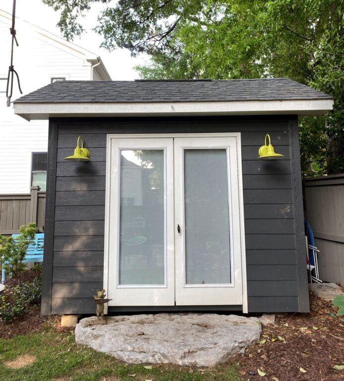 2022 05 04 08.05.19 residential exterior lighting shed Dominion Wall Sconce 12in 380 Chartreuse