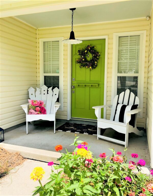 FullSizeR 20220724 145912 residential exterior lighting porch dutch door dog Seaside Chain Hung Pendant 16in 750 Cobalt Blue CSUW Blue White Cloth Cord