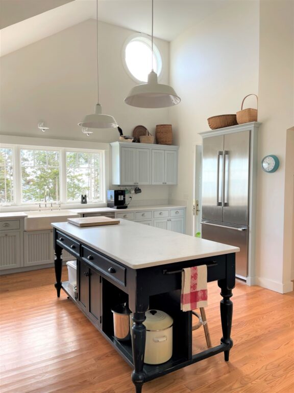 IMG 9575 residential interior lighting kitchen island Original Warehouse Pendant 18in 200 White SWH Barn Light Mini Eclipse Wall Sconce 200 White G37arm