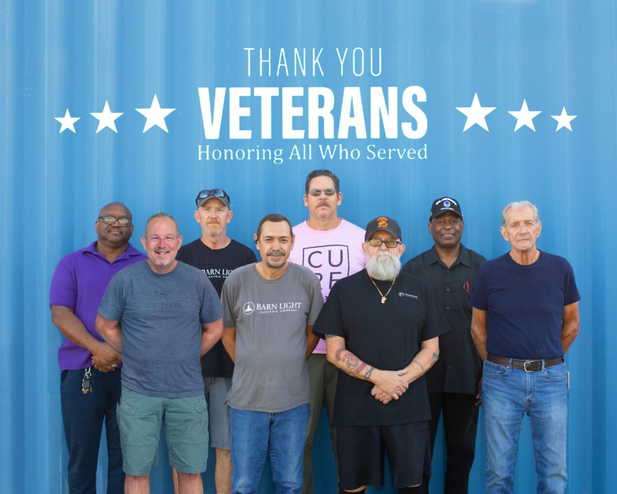 Veterans Day Barn Light Electric 2022