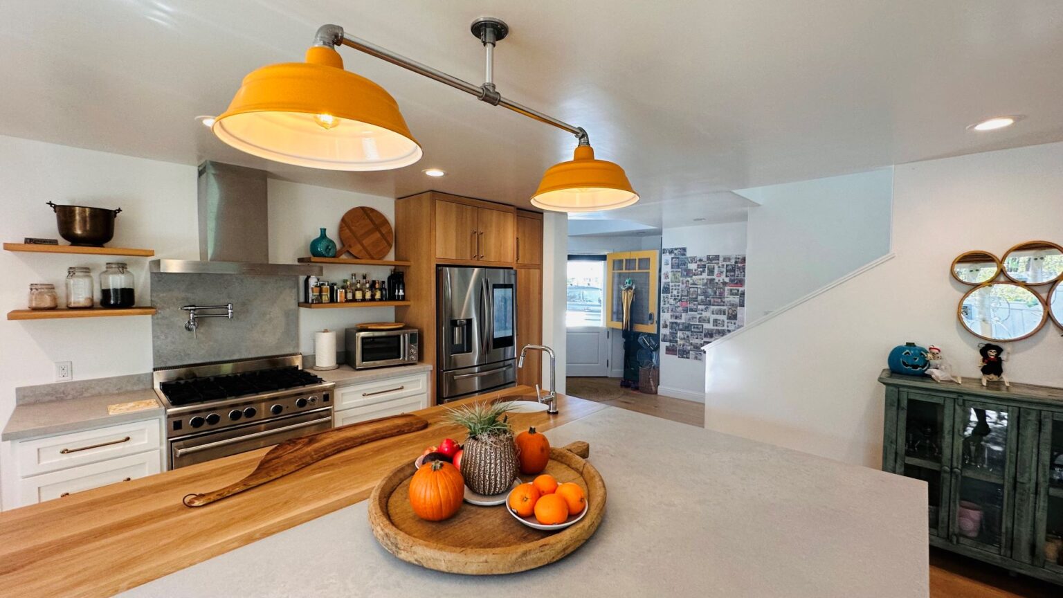 Customizable Lighting Sets Playful Tone in New Kitchen