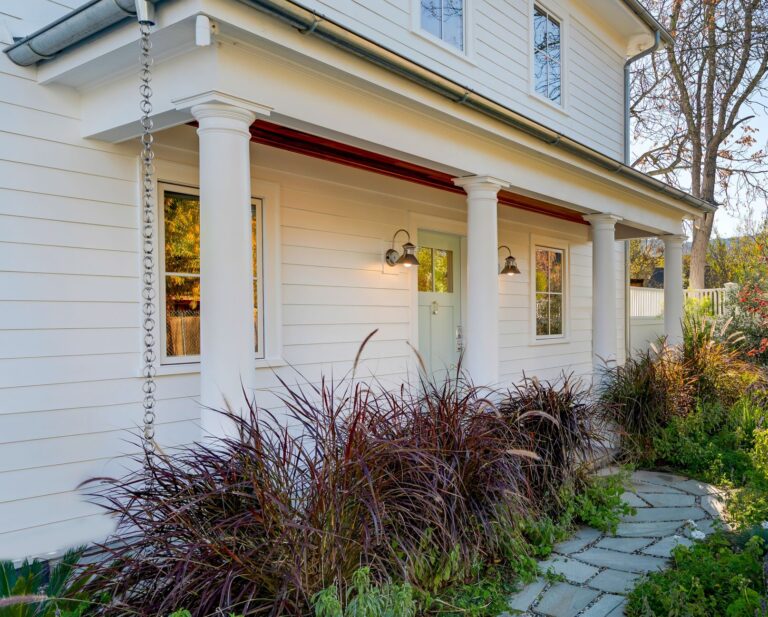 Print 9 of 86 residential exterior lighting on porch entryway Colby Wall Sconce 975 Galvanized Dusk To Dawn Photocell 2