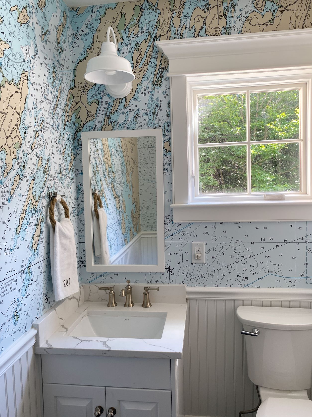 York Wallcoverings Nautical Living 6075sq ft Blue Paper Toile Prepasted  Soak and Hang Wallpaper in the Wallpaper department at Lowescom