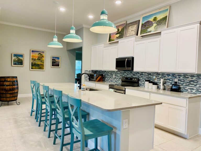 image 50449409 residential interior lighting kitchen island Outback Pendant 18in 311 Jadite SWH With Cap 200 White Guard Ribbed Glass