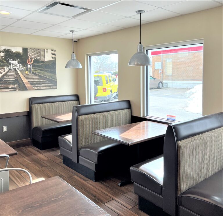 IMG 3042 commercial interior lighting restaurant Wilcox Deep Bowl Pendant 12in 975 Galvanized SBK