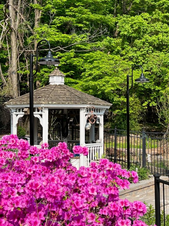 image0 residential exterior lighting patio Union Nautical LED Single Post Mount 16in 150 Black CGG Clear Glass Guard 975 Galvanized