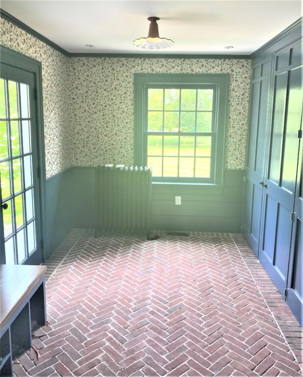 IMG 4077 residential interior lighting wallpaper Seaside Flush Mount 14in 455 Cherry Red