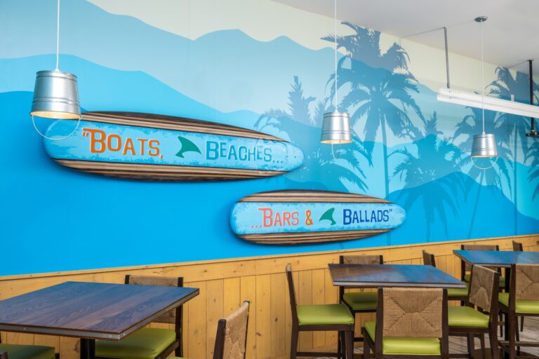 Margaritaville Lodge 6 Commercial interior lighting restaurant Bucket Pendant Light 975 Galvanized SWH