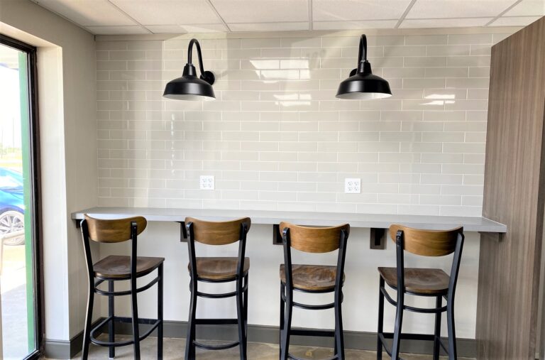 image004 commercial interior lighting break room Barn Light Basics kitchen Avalon Gooseneck 14in 100 Black G22arm