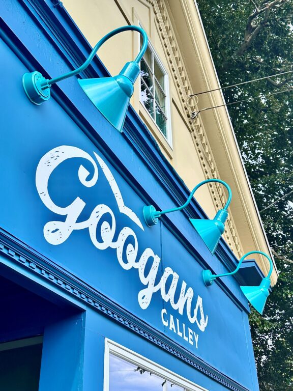 image0 commercial exterior lighting storefront Fire Chief LED Sign Light 12in 390 Teal G5arm Domed Lens